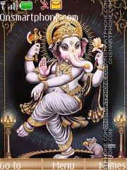 Dancing Ganesha tema screenshot