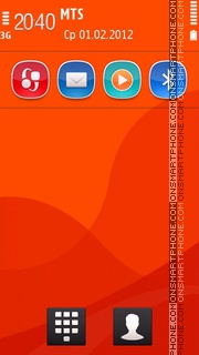 Next Vermilion 5th theme screenshot