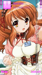 Скриншот темы Mikuru Asahina 01