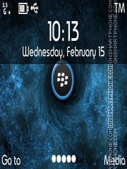 Скриншот темы Blackberry