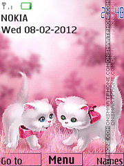 Cute Cats 03 theme screenshot