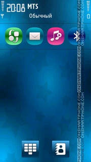 Blue Star s1 theme screenshot