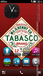 Tabasco tema screenshot