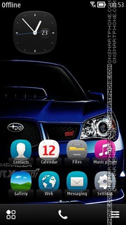 Capture d'écran Subaru Impreza 11 thème
