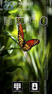 Capture d'écran Butterfly 31 thème