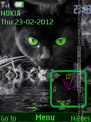 Black Cat tema screenshot