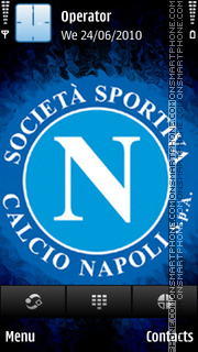 Ss Napoli tema screenshot