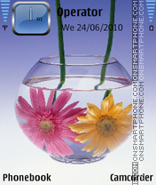 Glassflower by amjad es el tema de pantalla