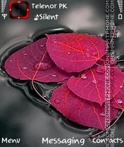 Red Leaf tema screenshot