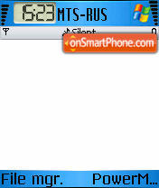 Скриншот темы New Win Mobile