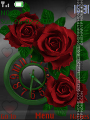 Red Rose tema screenshot