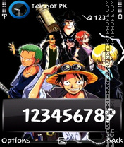 Luffy theme screenshot