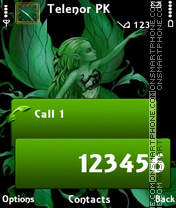 Green angel es el tema de pantalla