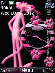 Panther Clock 01 es el tema de pantalla