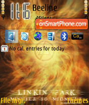 Linkin Park v30 tema screenshot