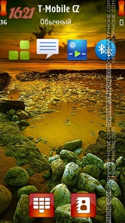 Sunset Sea 02 tema screenshot