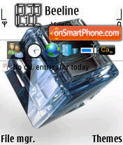 Cube 3D theme screenshot