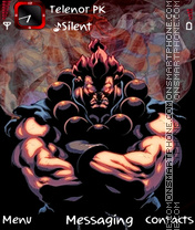 Скриншот темы Akuma