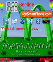 Marijuana 01 theme screenshot