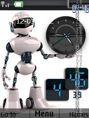 Robot es el tema de pantalla