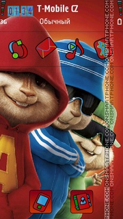 Chipmunks 04 es el tema de pantalla