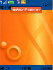 Orange 03 es el tema de pantalla