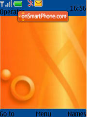 Скриншот темы Orange 03