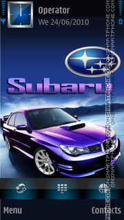 Capture d'écran Subaru thème