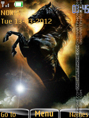 Hot Stallion tema screenshot