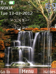 Скриншот темы Water Fall 03