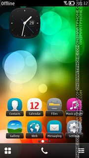 Glow HTC S3 Anna Belle tema screenshot