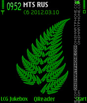 Green tema screenshot