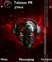 Red skull tema screenshot