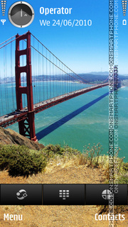 Golden Gate tema screenshot