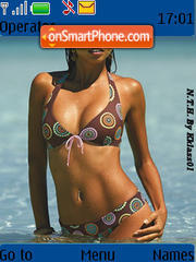 Beach Babe tema screenshot