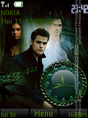 Vampire Diaries tema screenshot