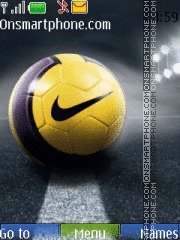 Скриншот темы Nike Ball 02