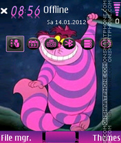 Cheshire 01 tema screenshot