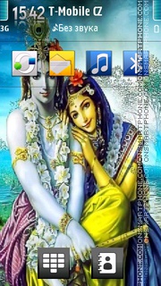 Lord Krishna es el tema de pantalla