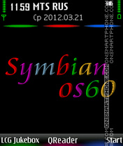 Symbian theme screenshot