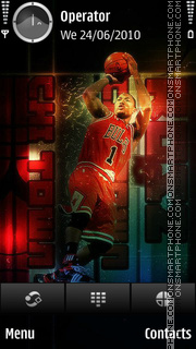 Derrick Rose tema screenshot