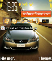 Capture d'écran Lexus2007 IS300 thème