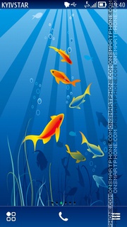 Underwater theme screenshot
