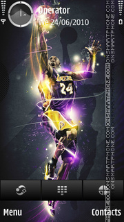 Скриншот темы Kobe Bryant