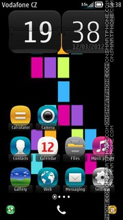 Скриншот темы Lumia theme 01