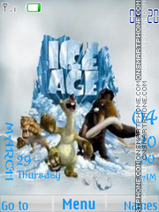 Скриншот темы Ice Age