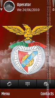 Capture d'écran Benfica thème