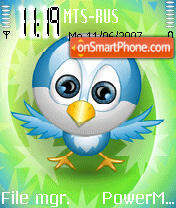 Bird 01 tema screenshot