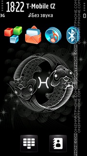 Pisces Black theme screenshot