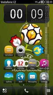 Euro 2012 theme screenshot